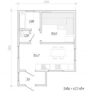 Баня S=42 м2